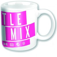 Little Mix Main Logo design White Pink Ceramic Coffee Mug Cup Band Official