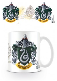 Harry Potter Slytherin Hogwarts House Crest Badge Boxed Gift Mug Movie Official