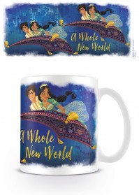 Disney Aladdin Official A Whole New World Ceramic Tea Coffee Mug Cup Jasmine