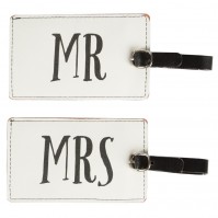 Mr & Mrs Luggage Suitcase Tag Marker Travels Tag Trip Holiday Identify Wedding