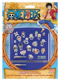 One Piece Official 20 Piece Chibi Fridge Magnet Set Anime Manga Luffy Zoro Nami