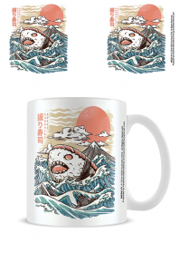 Ilustrata Official Sharkiri Sushi Ceramic Tea Coffee Mug Cup Novelty Funny Funky