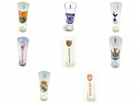Football Team Soccer Tall Slim Crest Pint Glass Official Licensed Product