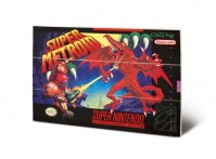 Super Nintendo Super Metroid Hanging Wooden Print Picture Game Official