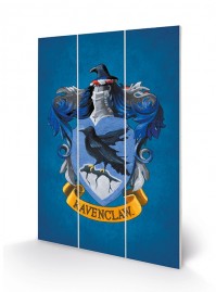 Harry Potter Official Ravenclaw House Crest Hanging Wooden Print Sign Hogwarts