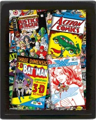 DC Comics Batman Wonder Woman Justice League Comic Books 3D Motion Poster Photo
