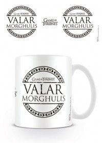 Game Of Thrones Valar Morghulis Faceless Men White Coffee Mug Tea Cup Official