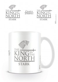 Game Of Thrones Stark The King In The North White Coffee Mug Tea Cup Official