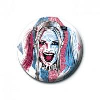 Suicide Squad Pin Badge 'Harley Quinn Tattoo' 25mm Badge Official