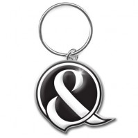 Of Mice And Men Ampersand Silver Chrome Metal Premium Keychain Keyring Official