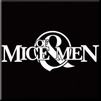 Of Mice and Men Black Logo Steel Metal Fridge Magnet Official