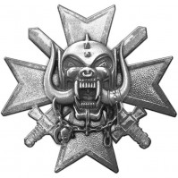 Motorhead Official Bad Magic Metal Pin Badge Rock Lemmy Skull Symbol Album