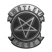 Motley Crue Official Pentagram Logo Pin Badge Button Band Tommy Lee