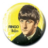 The Beatles Ringo 25mm Button Pin Badge Official McCartney Lennon Retro