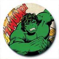 Marvel Comics Retro Hulk Strip Clipping Official 25mm Button Pin Badge