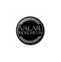 Game Of Thrones Valar Morghulis Faceless Men Pin Badge Button Brooch Official