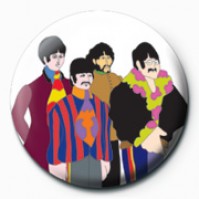 The Beatles Submarine Band 25mm Button Pin Badge Official McCartney Lennon Retro
