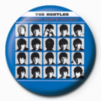 The Beatles Hard Day’s Night 25mm Button Pin Badge Official McCartney Lennon Retro