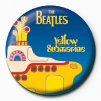 The Beatles Submarine 25mm Button Pin Badge Official McCartney Lennon Retro