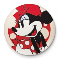 Disney Official Retro Minnie Mouse 25mm Button Pin Badge