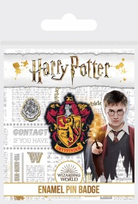 Harry Potter Official Gryffindor Crest Enamel Metal Pin Badge Hogwarts 