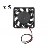 5 x 4cm 40mm PC Fan Silent Cooling Heat Sink Computer Case 5V 2 Pin Wire Mini Black