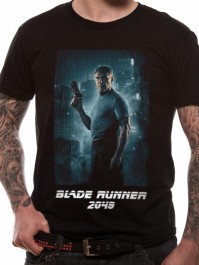 Blade Runner 2049 Deckard Logo Shot Official Unisex Black T-Shirt Mens Womens
