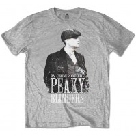 Peaky Blinders Official Characters Grey Mens Short Sleeve T-Shirt Shelby XLarge