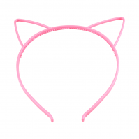 Pink Cat Ears Head Band Headwear Hair Accessories Hairbands Party Birthday Halloween