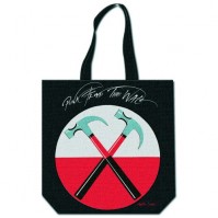 Pink Floyd The Wall Hammers Logo Black Tote Shopping Reusable Green Bag Official