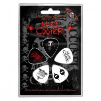 Alice Cooper / Eyes Design / Pack Of Five Plectrum Pack Guitar Official