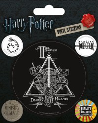 Harry Potter Symbols Characters Set Of 5 Vinyl Stickers Decals Official Hogwarts