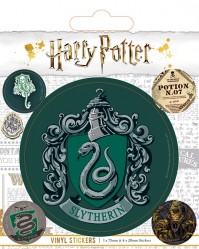 Official Harry Potter Slytherin 5 Vinyl Stickers Decals  Licensed Potions