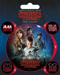 Stranger Things Official Season One 5 Vinyl Stickers Decals Eleven Upside Down