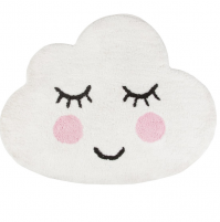 Sweet Dreams Smiling Cloud Cotton Rug Large Bath Shower Bedroom Lounge Mat 
