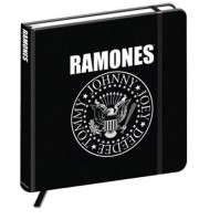 The Ramones Black Hardback Journal Notebook Presidential Seal Band Logo Official