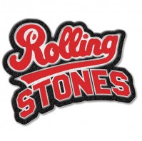 The Rolling Stones Team Logo Iron Sew On Clothing Badge Patch Decal Official