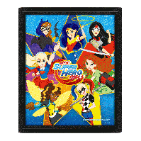 DC Super Hero Girls Star Official HD 3D Lenticular Poster Moving Picture