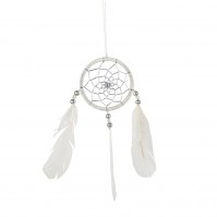 White Dream Catcher Wall Hanging Boho Cute Decoration Gift Home