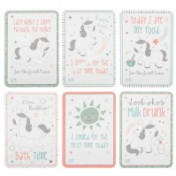 Unicorn Milestone Cards Set of 32 Gender Neutral Baby Shower Keepsake Gift