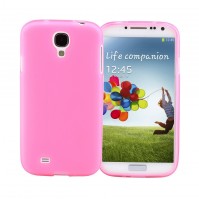 Samsung Galaxy S4 Case Light Pink Soft Gel Cover And 1 x Screen Protector 1 x Cloth