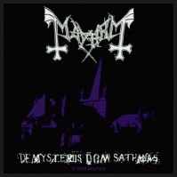 Mayhem De Mysteri Dom Sathanas Cloth Patch Sew On Official Badge Band 