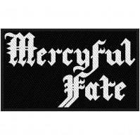 Mercyful Fate Official Standard Black Rectangle Sew On Patch Badge Heavy Metal