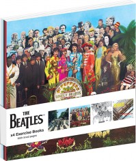 The Beatles Official Pack Of 4 Album Covers A6 Exercise Book Lined Notebook 