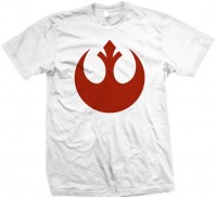 Star Wars Men's White T-Shirt: Episode VII Resistance S