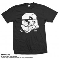 Star Wars Stormtrooper Black Large T-shirt