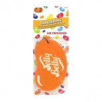 Jelly Belly Bean 2D Car Air Freshener Orange Tangerine Hanging Cardboard Scent