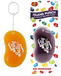 Jelly Belly Bean Tangerine Orange + Island Punch 3D Car Home Air Freshener Fragrance