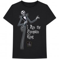 Nightmare Before Christmas Official Pumpkin King Mens Black T-Shirt Unisex