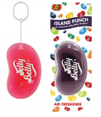 Jelly Belly Bean Tutti Frutti + Island Punch 3D Car Home Air Freshener Fragrance